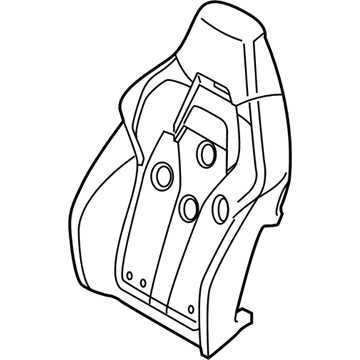 BMW 52108060744 FOAM ELEMENT, COMFORT B-REST