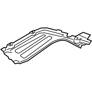 BMW 51757476002 Underbody Panelling Rear Right