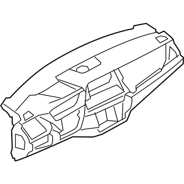 BMW 51456974550 Trim Panel Dashboard