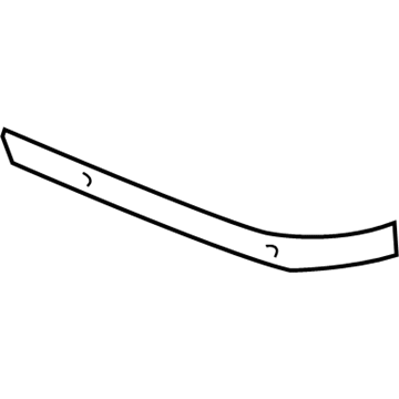 BMW 51128227575 Protective Rubber Strip, Left Rear Bumper