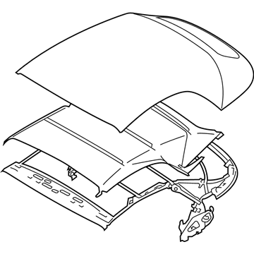 BMW 54347343658 Folding Top