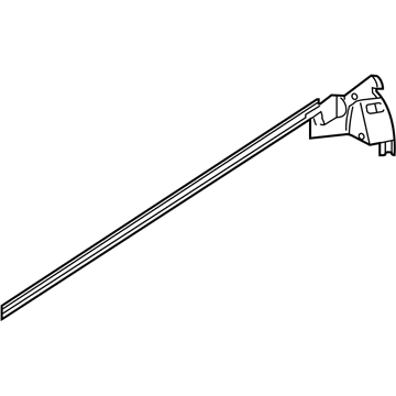 BMW 51337457962 Window Cavity Seal Rear Right