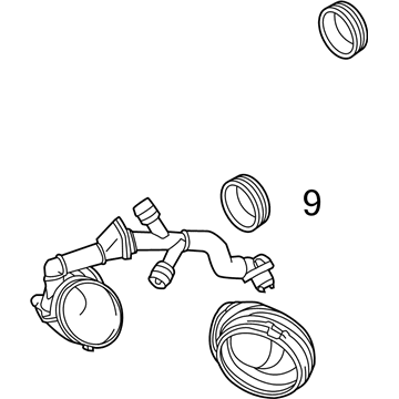 2013 BMW X6 M Air Hose - 13717848152