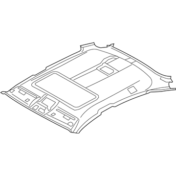 BMW 51448061357 Headlining, Lift-Up & Slide-Back Sunroof