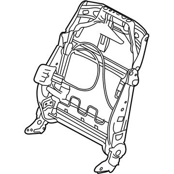 BMW 52109112988 Backrest Frame, Manual