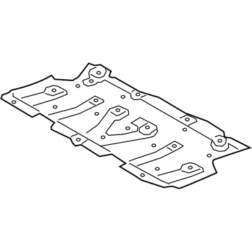 BMW 31106878580 STRUCTURAL REINFORCEMENT PAN