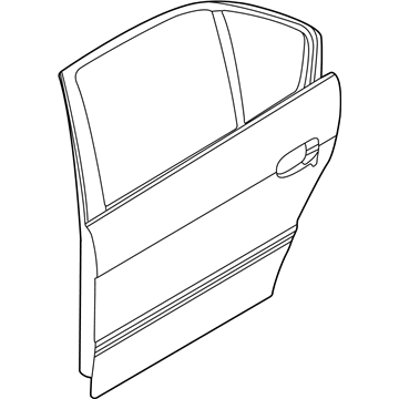 BMW 41528223885 Door, Rear Left