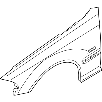 BMW 41357894338 Side Panel, Front Right