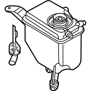 2010 BMW 528i Coolant Reservoir - 17137647284