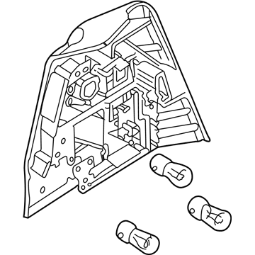 BMW 63217165866 Bulb Socket, Right