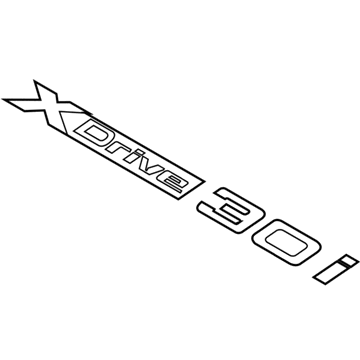 2018 BMW X3 Emblem - 51147435954