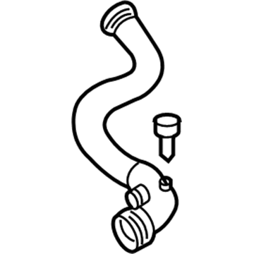 2004 BMW X3 Cooling Hose - 11533400207