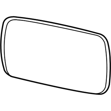 BMW 51168408797 Mirror Glass, Heated, Plane, Left