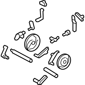 BMW 64119128859 Set Small Parts For Air Conditioner.Adjust.Lever