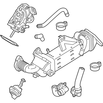 BMW 11718570655 EXHAUST COOLER