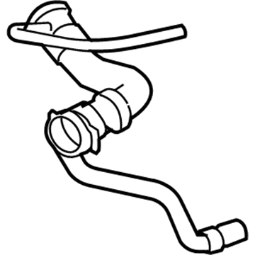 BMW X5 Coolant Reservoir Hose - 17127593490