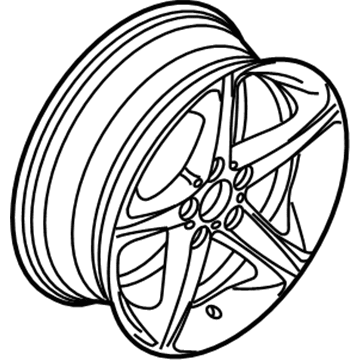 BMW 36116779800 Light Alloy Rim