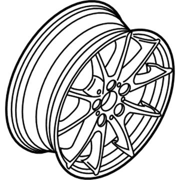 BMW 36116775625 Light Alloy Rim