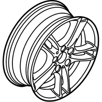 2010 BMW 135i Alloy Wheels - 36117891050