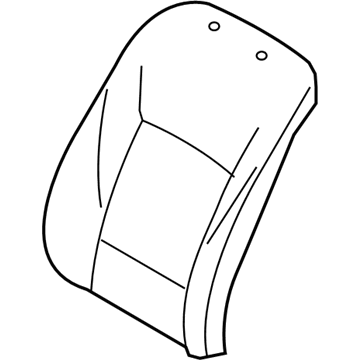 BMW 52107350138 Basic Backrest Leather Cover, Right