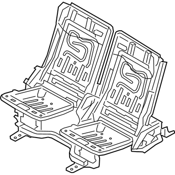 BMW 52307440489 SEAT STRUCTURE