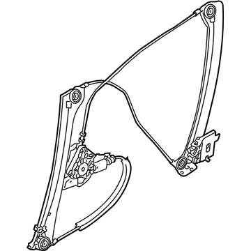 2012 BMW M6 Window Regulator - 51337223651