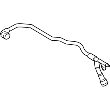 BMW 17129430883 HOSE BETWEEN RADIATOR-EXPANS