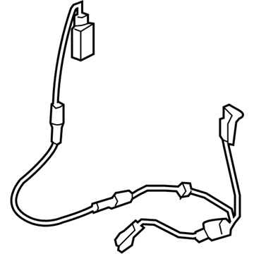 BMW 37106886257 ADAPTER CABLE EDC FRONT AXLE