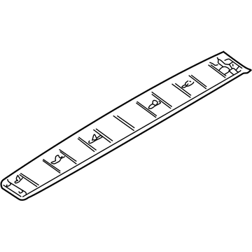 BMW 51498250111 Interior Upper Trunk Lid Trim Panel