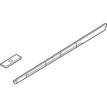 BMW 51777892896 Primed Right Door Sill Trim Panel