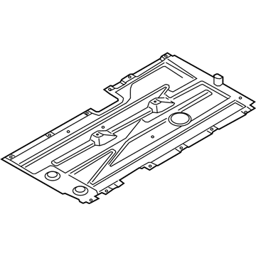 BMW 51757213671 Underbody Panelling, Front Left