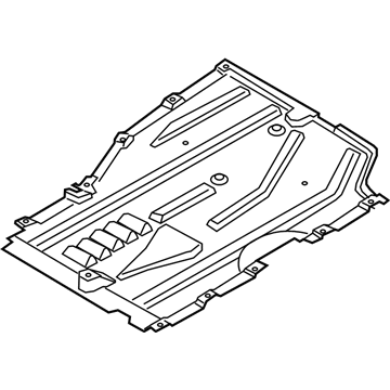 BMW 51757213673 Underbody Panelling, Rear Left