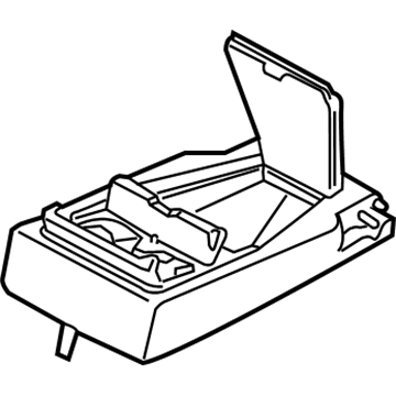 BMW 52207379482 Armrest With Compartment, Leather