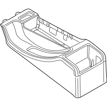 BMW 325xi Center Console Base - 51168234154