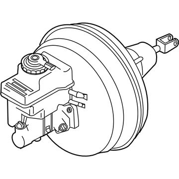 2009 BMW X3 Brake Booster - 34333450589