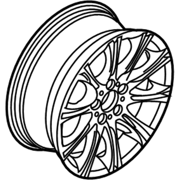 2004 BMW 545i Alloy Wheels - 36118036947