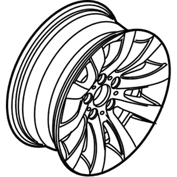 2004 BMW 545i Alloy Wheels - 36116777348