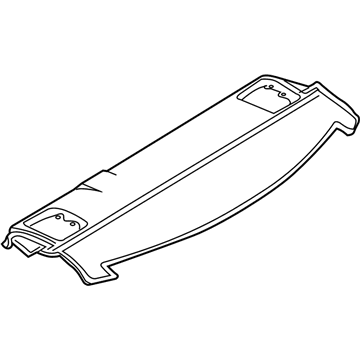 BMW 51467066579 Rear Window Shelf With Sun Blind