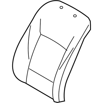 BMW 52107230648 Cover, Basic Backrest Leather