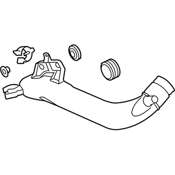 2010 BMW 335i Air Intake Coupling - 13717556549