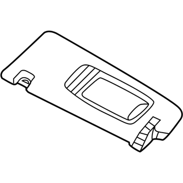 BMW 51168068741 Left Sun Visor