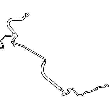 BMW 64509192399 Suction Line, Twin Pipe-Compressor