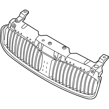 BMW 51138268325 Grille, Frame, Front