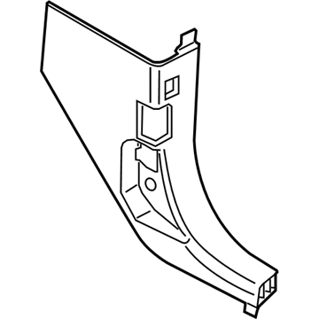 BMW 51439208537 Lateral Trim Panel, Bottom Front Left