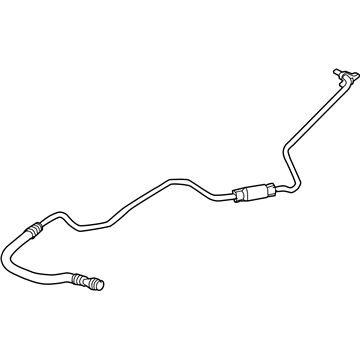 2004 BMW 745i Oil Cooler Hose - 17227572598