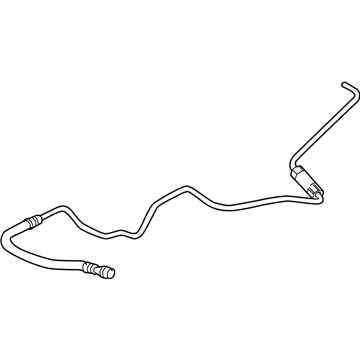 BMW 745i Oil Cooler Hose - 17227570975