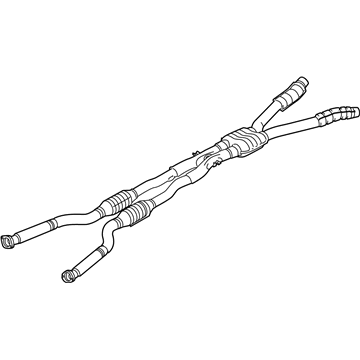 BMW M6 Exhaust Pipe - 18307836547