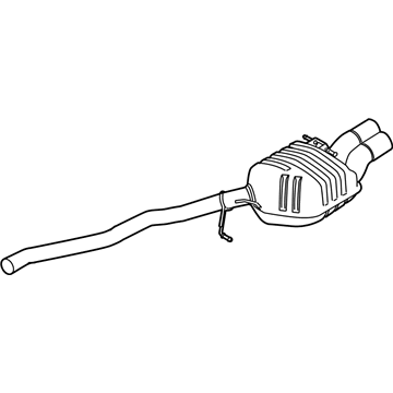 2007 BMW M6 Exhaust Resonator - 18307837060