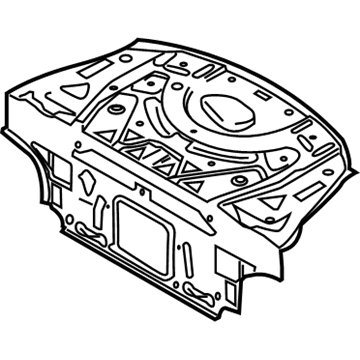 BMW 41137125171 Partition Trunk