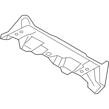 2011 BMW X6 M Exhaust Heat Shield - 51487205150